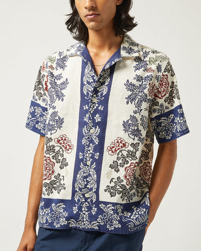 Rose Border SS Camp-Short Sleeve Shirt-Corridor-Corridor