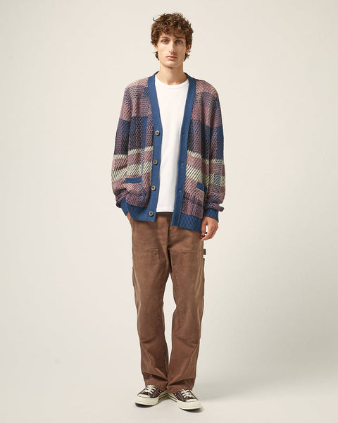 mideal 【plaid pattern cardigan PINK】 Girls Pink Checkered Cardigan Sweater, Pink - Andy & Evan