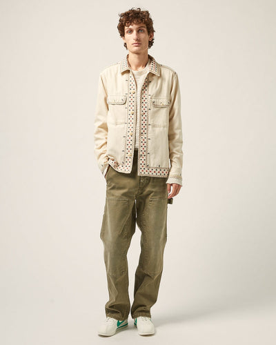 Starlight Embroidered Military Jacket-Military Jacket-Corridor-Corridor