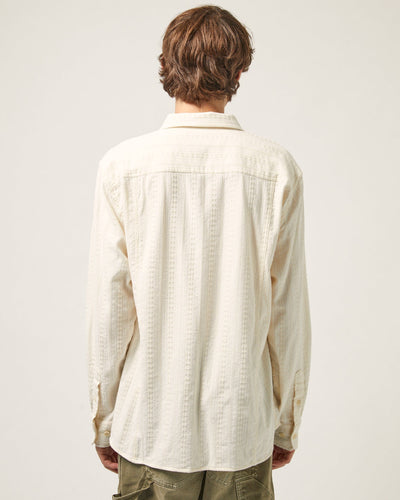 Ripple LS - Natural-Long Sleeve Shirt-Original Madras Trading Co. (OMTC)-Corridor