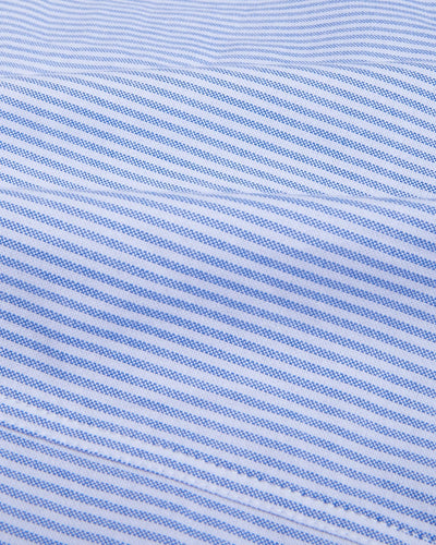 Stripe Oxford LS - Blue-Long Sleeve Shirt-Somelos-Corridor