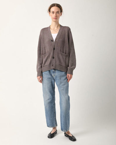 Acid Wash Cardigan - Purple-Cardigan-Alpafina-Corridor