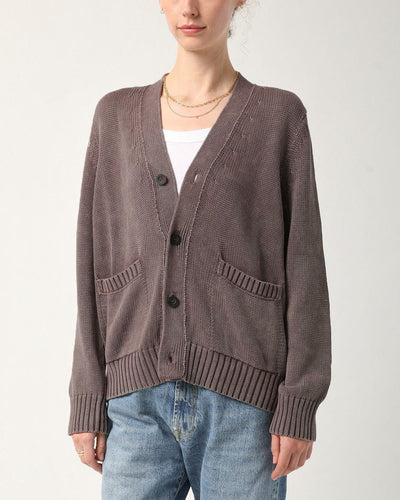 Acid Wash Cardigan - Purple-Cardigan-Alpafina-Corridor