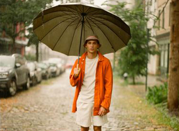Vinegar Hill Brooklyn + Natural Dye Rainjacket