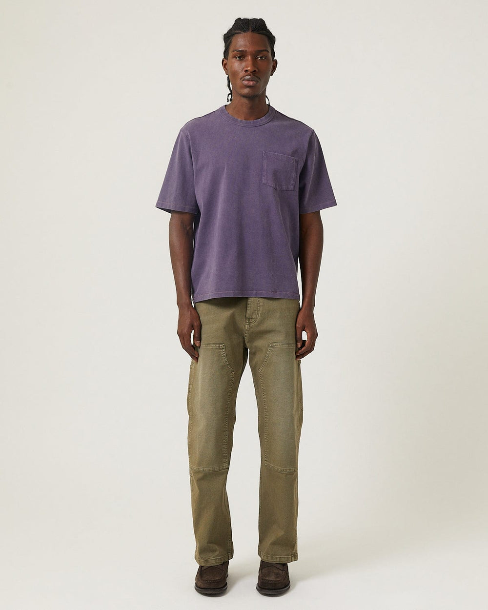 Garment Dye Tee - Purple-T-Shirt-Siena-Corridor