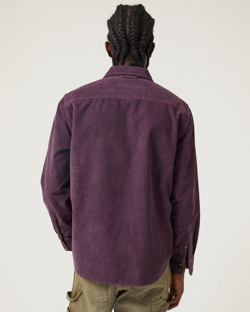 Cord LS - Purple-Long Sleeve Shirt-Real-Corridor