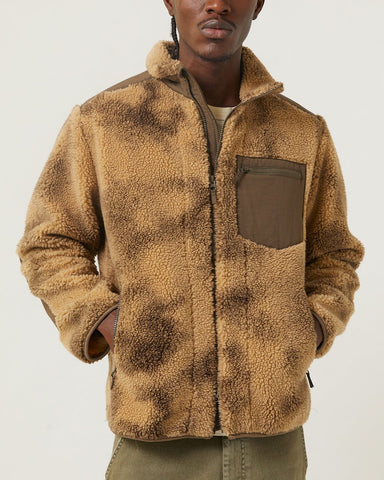 Oak Deep Pile Fleece Zip