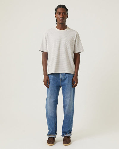 Melange Stripe Tee-T-Shirt-Siena-Corridor