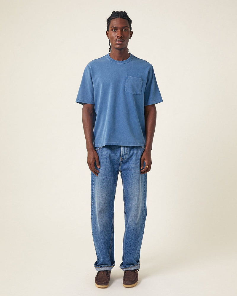 Tシャツ・カットソー CORRIDOR SS25 GARMENT DYE TEE (TS0085 BLK) Garment Dye Tee - Indigo – Corridor