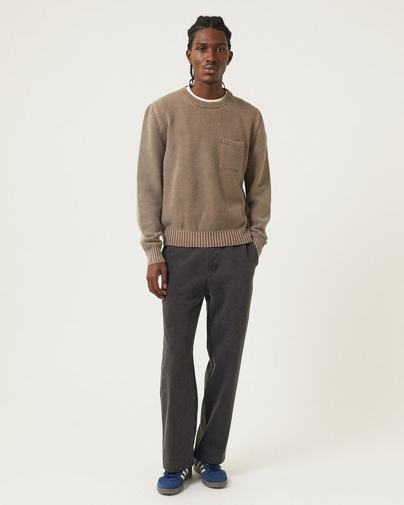 Pocket Crewneck - Brown-Crewneck-Alpafina-Corridor