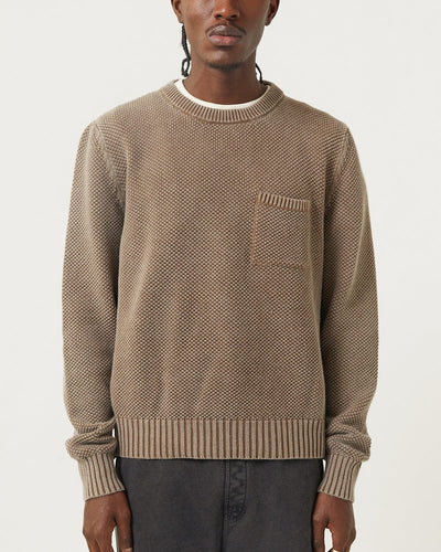 Pocket Crewneck - Brown-Crewneck-Alpafina-Corridor