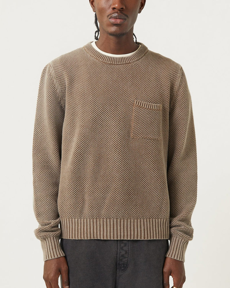 Pocket Crewneck - Brown-Crewneck-Alpafina-Corridor