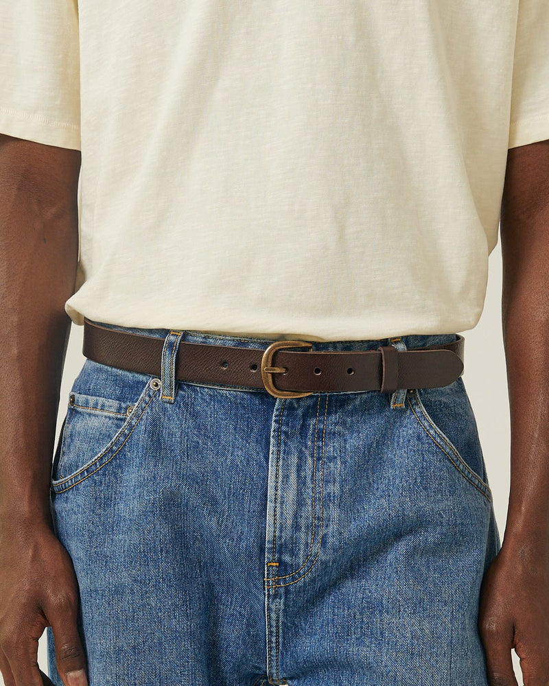 Leather Belt - Brown-Belt-Ekviraa Designs-Corridor