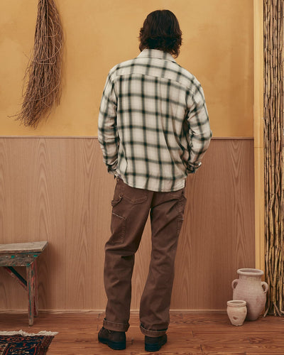 Shadow Check LS - Green-LS w/ 1 Chest Pocket-Earth Sea Trading-Corridor