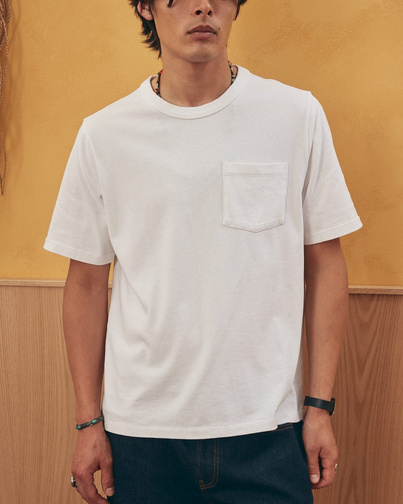Washed Terry T-Shirt - White