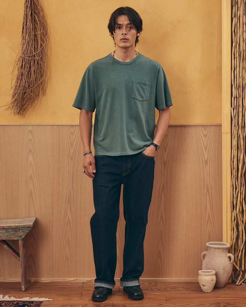 Washed Terry T-Shirt - Green