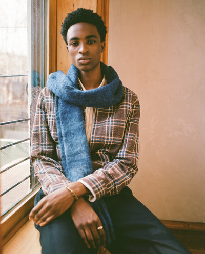 Venice Plaid Zip Shirt-Zip Shirt-Original Madras Trading Co. (OMTC)-Corridor