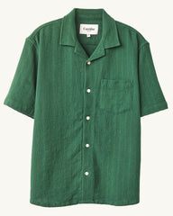 Basket Weave Stripe SS - Green – Corridor
