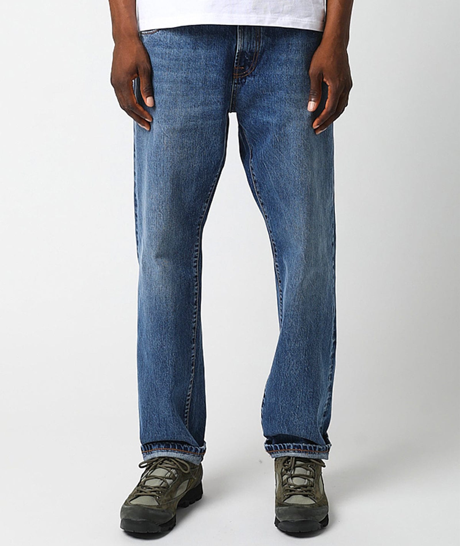 Man wearing jeans made by Corridor