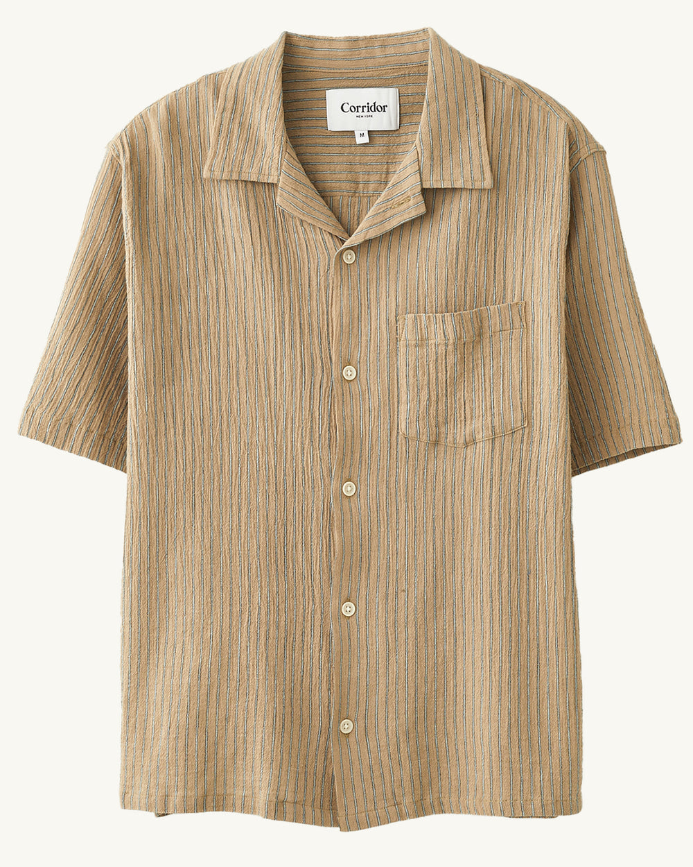 High Twist Stripe SS Camp-Short Sleeve Shirt-Corridor-Corridor