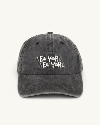 80s NY Cap - Black-Cap-Merch Sourcing-Corridor