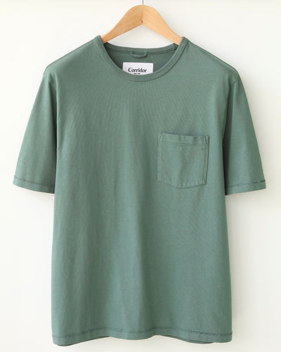 Organic Garment Dyed Tee - Grey-T-Shirt-Corridor-Corridor