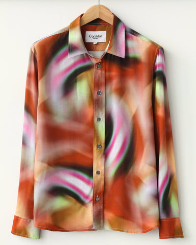 Color Blur LS - Orange