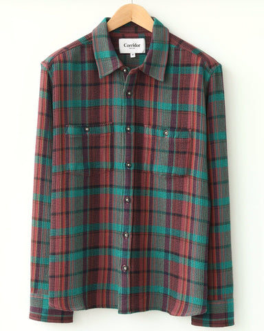 Waffle Madras LS - Ruby