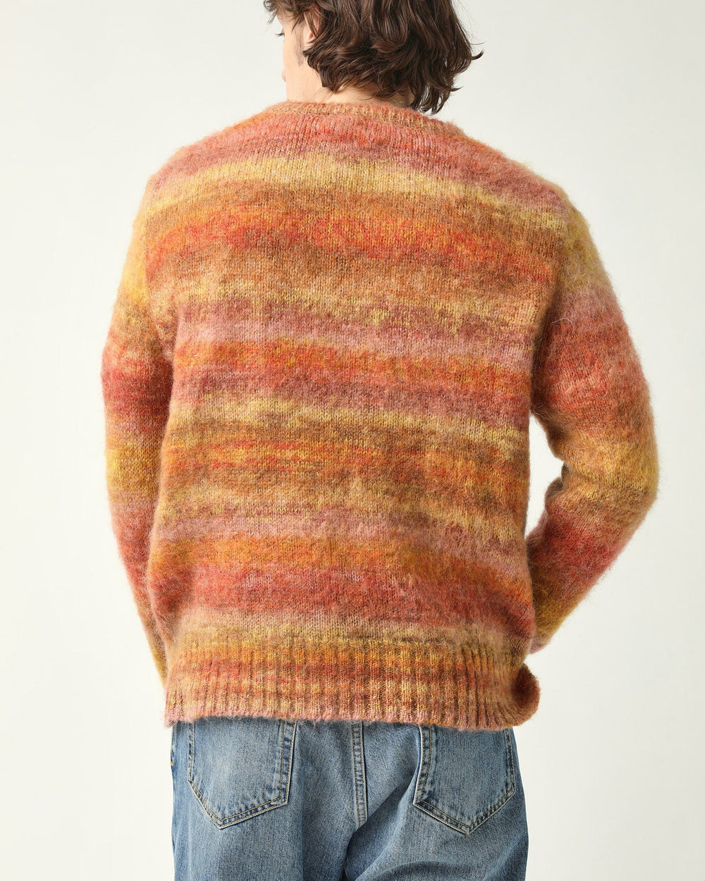 Space Dye Mohair Crewneck - Orange-Crewneck-Corridor-Corridor