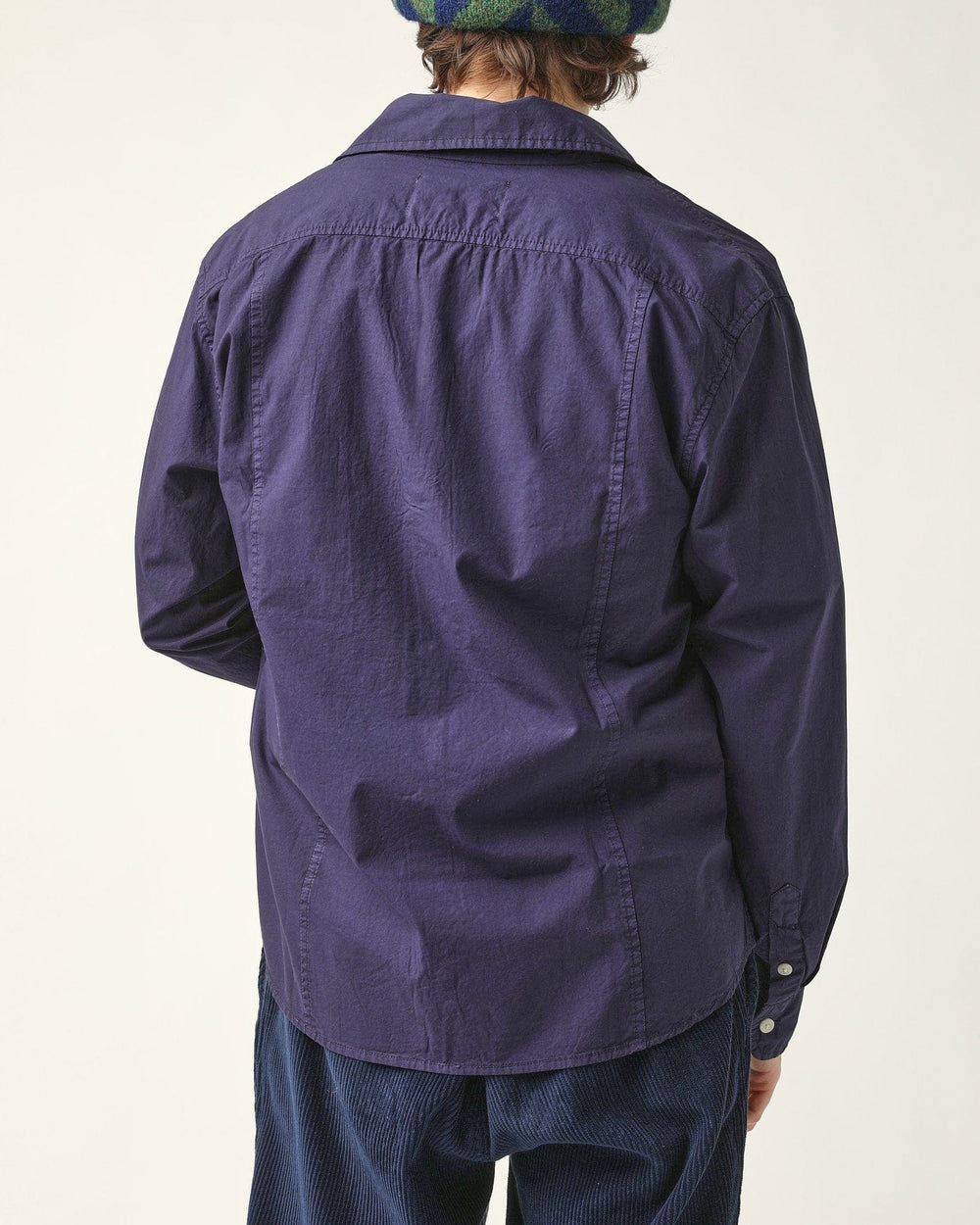 Washed Poplin LS - Midnight-LS-Corridor-Corridor