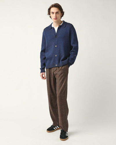 Buttondown Sweater - Navy