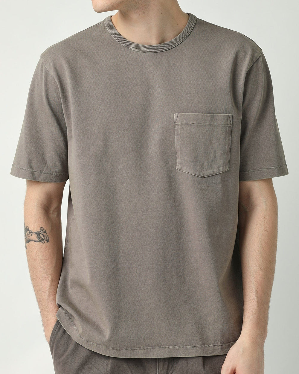 Garment Dyed Tee - Smoke-T-Shirt-Corridor-Corridor