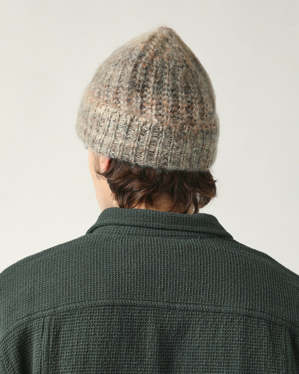 Space Dye Mohair Beanie - Natural-Beanie-Corridor-Natural-OS-Corridor