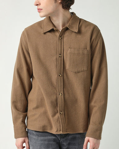 Brushed Flannel LS - Brown