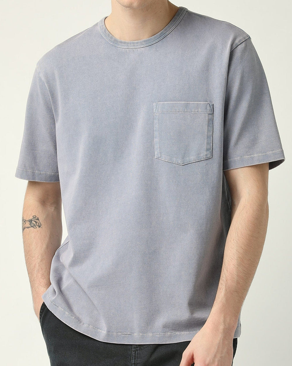 Garment Dyed Tee - Dusk-T-Shirt-Corridor-Corridor