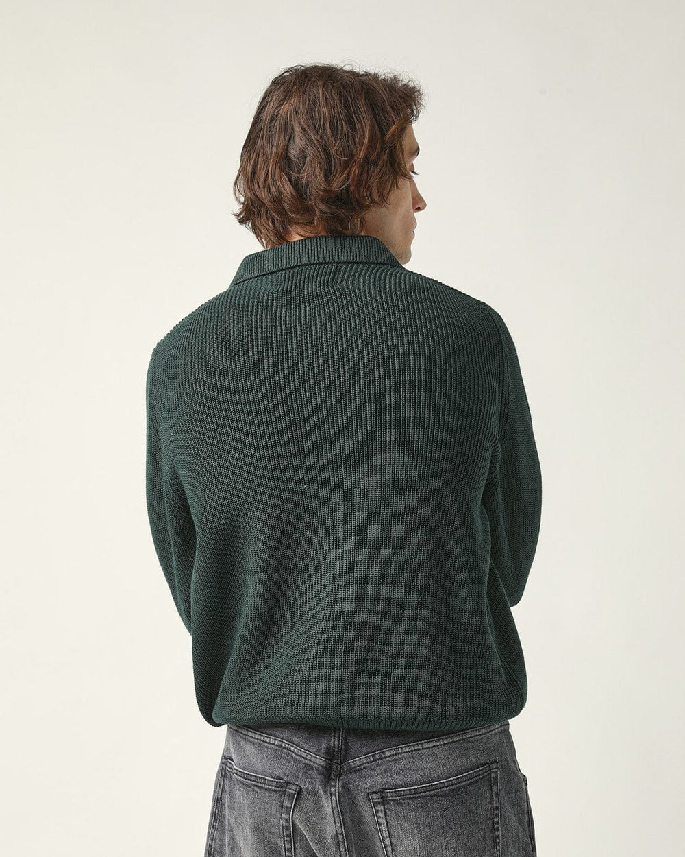 LS Slouchy Polo - Green-LS Polo-Corridor-Corridor