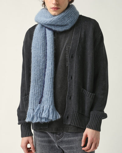 Mohair Scarf - Blue