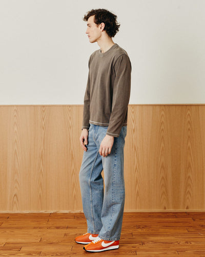 Garment Dye LS Tee - Brown