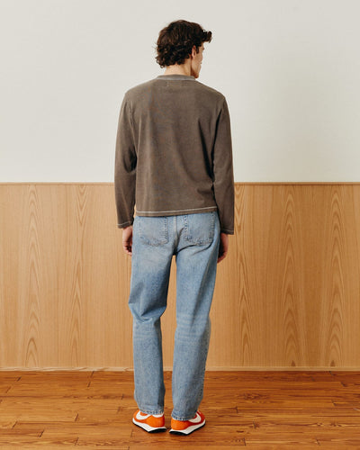Garment Dye LS Tee - Brown