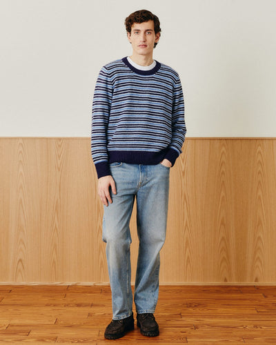 Reggie Stripe Crewneck-Crewneck Sweater-Alpafina-Corridor