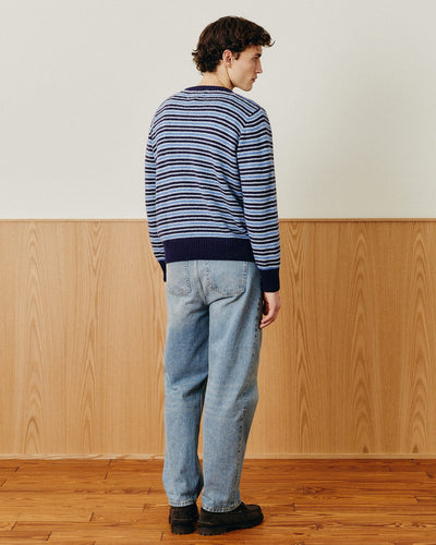 Reggie Stripe Crewneck-Crewneck Sweater-Alpafina-Corridor