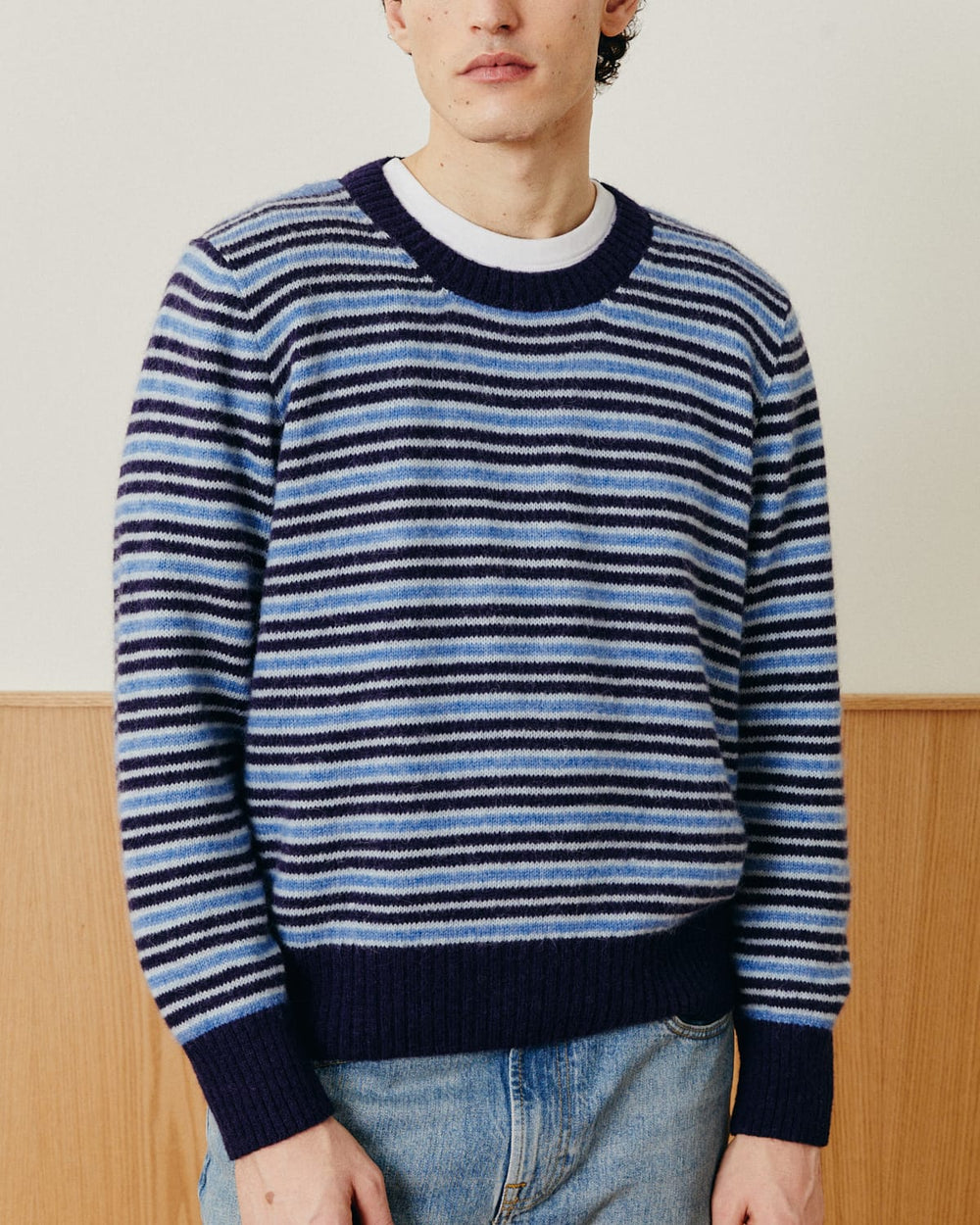 Reggie Stripe Crewneck-Crewneck Sweater-Alpafina-Corridor