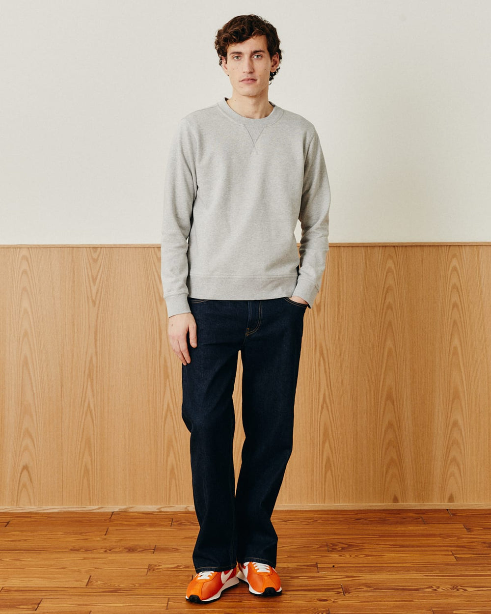 French Terry Crewneck - Grey-Sweatshirt-Siena-Corridor