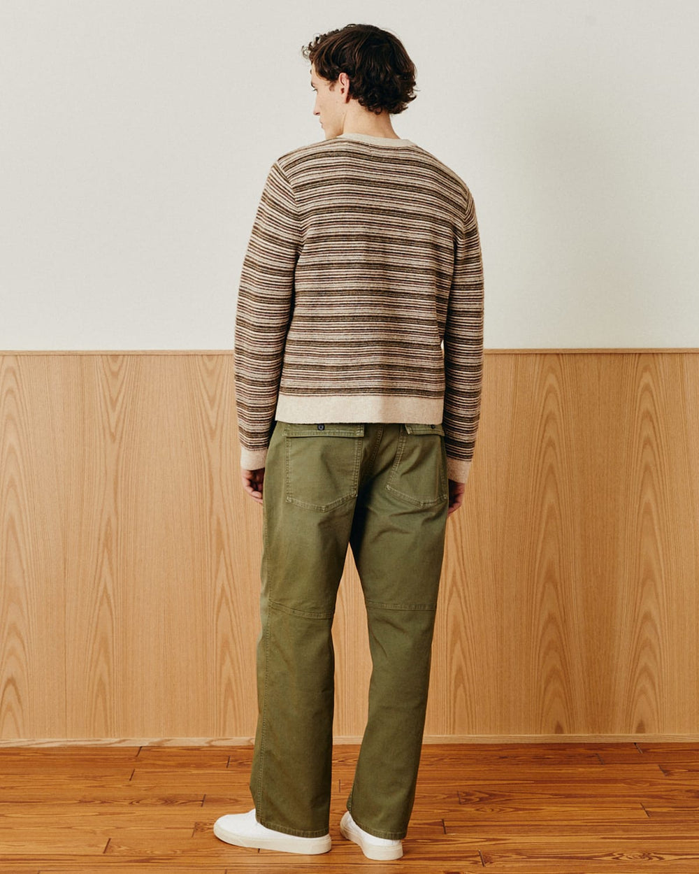 Mini Stripe Crewneck-Crewneck Sweater-Black Q-Corridor