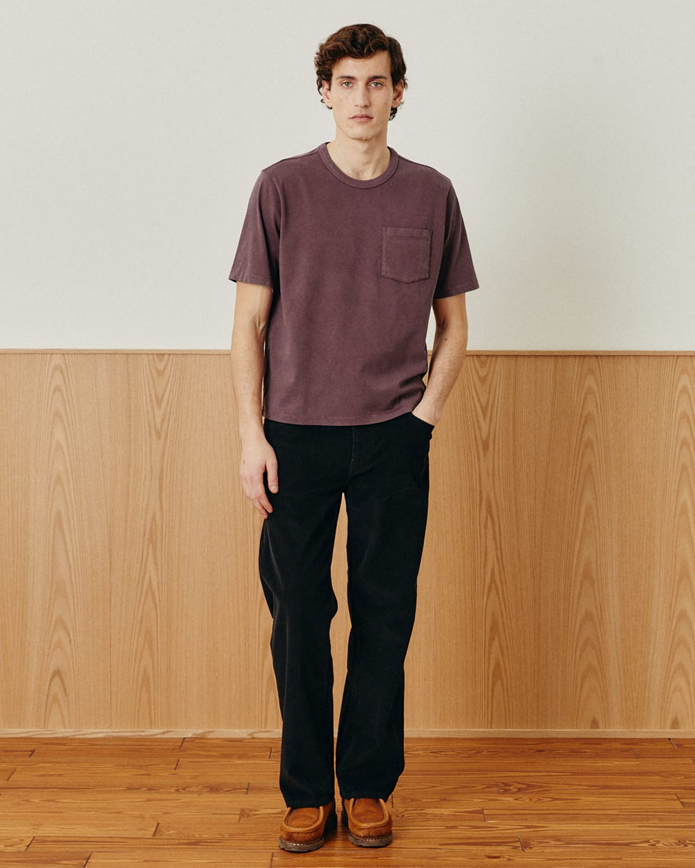Garment Dye Tee - Wine-T-Shirt-Siena-Corridor