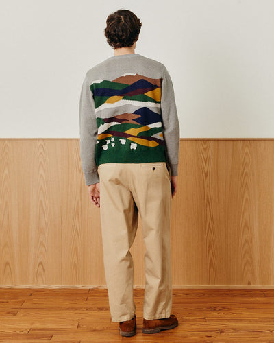 Landscape Crewneck-Crewneck Sweater-Black Q-Corridor