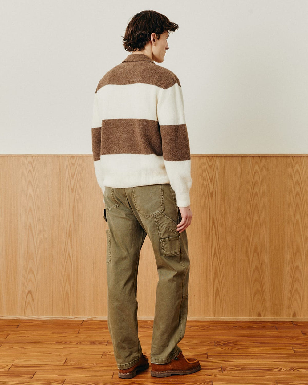 Brushed Knit Rugby - Natural