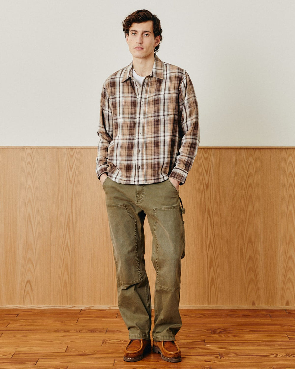 Vintage Flannel LS - Brown