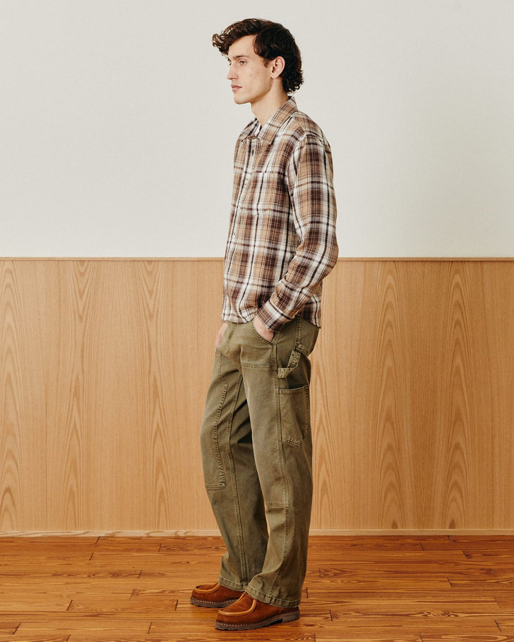 Vintage Flannel LS - Brown