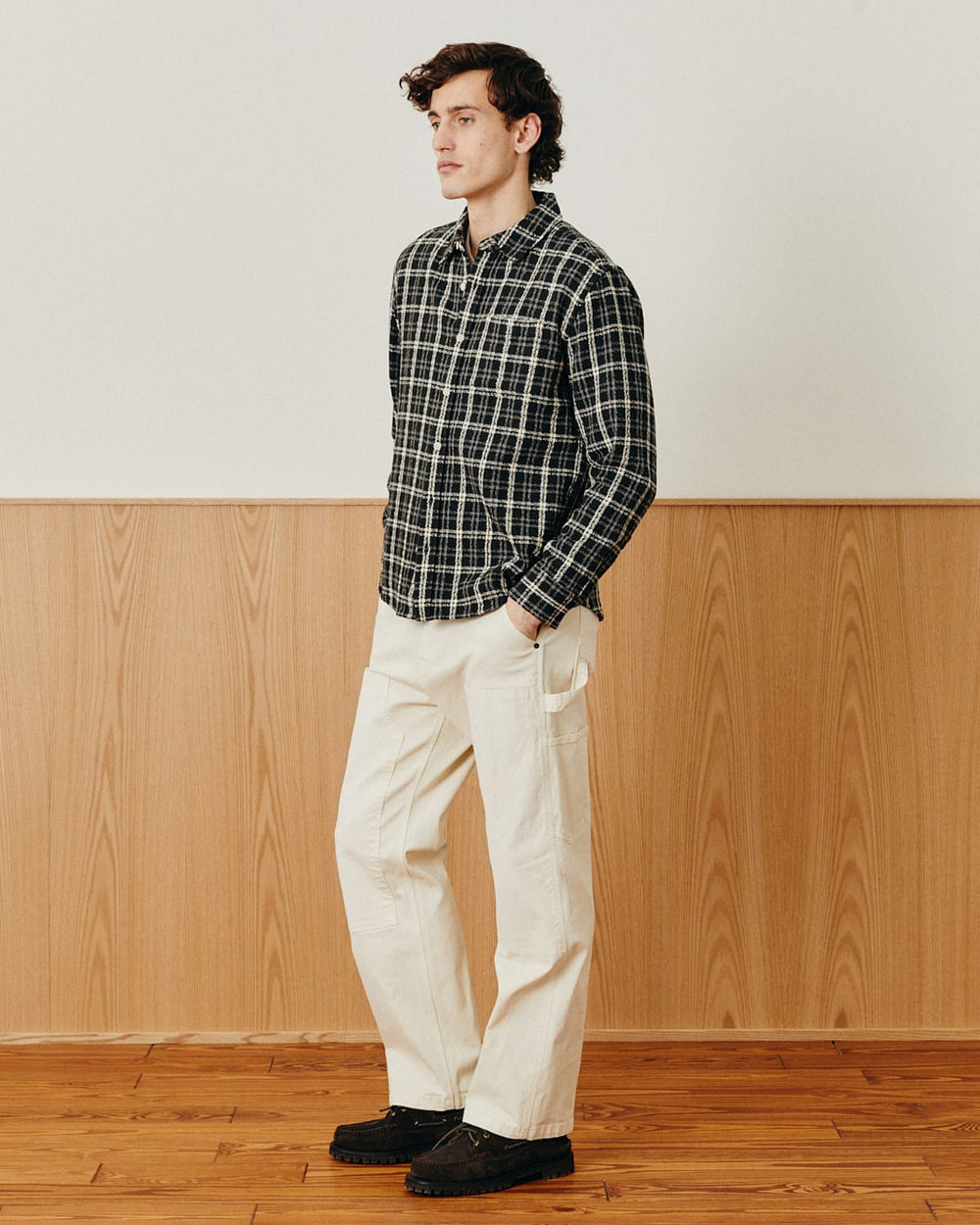 Spacerock LS-LS w/ 1 Chest Pocket-Original Madras Trading Co. (OMTC)-Corridor